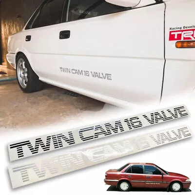 JDM Twincam 16valve Sticker Side For Toyota Corolla AE90 AE92 E90 EE90 1988-1992 • $46.56