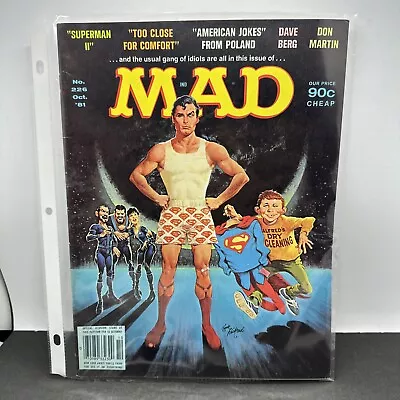 MAD MAGAZINE - Issue # 226 Oct 1981 - Superman II - Too Close For Comfort • $12.99