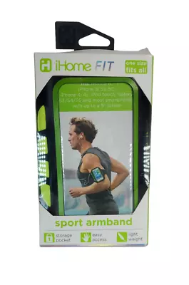 IHome Adjustable Armband For IPhone And Android Smartphones - Neon Green • $8.99