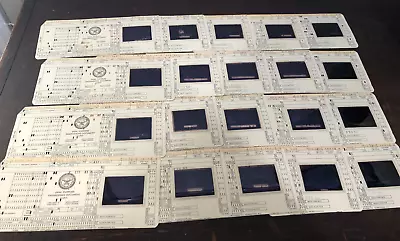 LOT OF 20 White Filmsort Computer Punch Cards Slide Microfiche • $12