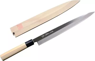 Yoshihiro Shirogami Steel Sashimi Sushi Yanagiba Knife 270mm JapaneseFamousSword • $447.28