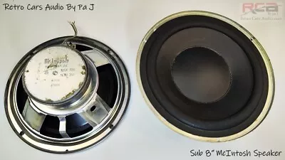 McIntosh Subwoofer Speaker 8  │4ohm 70w • $155