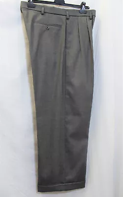 Men's 1940's Grey Trousers WWII Reenactment Swing Lindy Hop 40s Jump Jive WW2 • £95