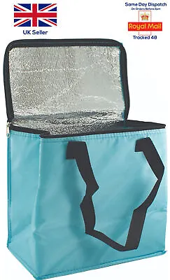 Insulated Cooler Cool Bag Travel Picnic Camping Ice Cooling Lightweight 12L • £6.69