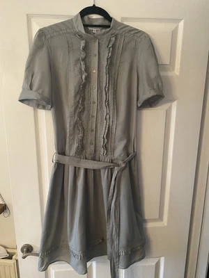 £6.50 • Buy M&S Limited Collection Ladies Sage Green Cotton Dress Size 10