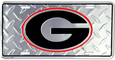 Georgia Bulldogs Di-Cut  Aluminum License Plate • $10.99