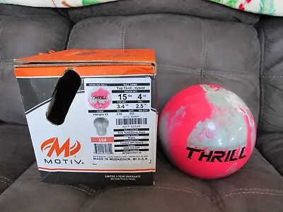 Motiv Top Thrill~Hybrid Bowling Ball ~15 Lbs ~ New In Box • $100