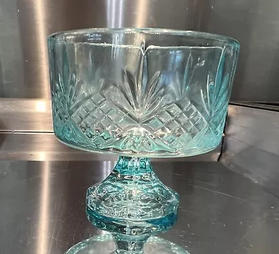 Vintage Godinger Dublin Ice Blue Dessert Tasters Trifle Bowl 3” • $14.99