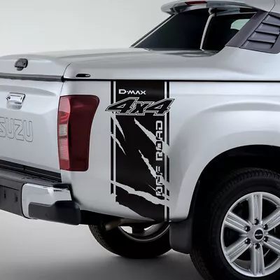 Graphic Pickup Trunk Off Road 4x4 Sticker Kit For Isuzu D-max Rear Stripe Decal • $65.99