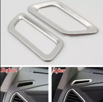 Stainless  Interior Upper Air Vent Outlet Cover Trim  For VOLVO XC60 2014 -2017 • $15.62