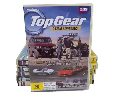 TOP GEAR Great Adventures & Challenges - Reg 4 DVD Bundle Original BBC • $31.13