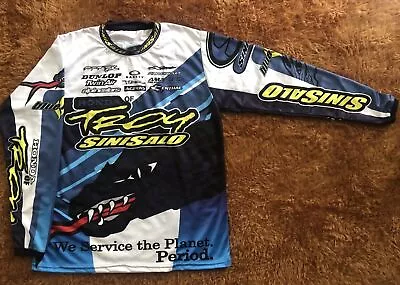 VINTAGE Honda MOTOCROSS JERSEY TEAM ELSINORE AHRMA CR RC HONDA OF TROY   • $38.53