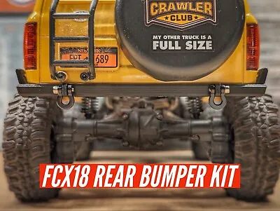 FCX18 LC80 Ultra HC Rear Bumper & Removable Hitch McCue RC Full Kit W/ Hardware • $15.69