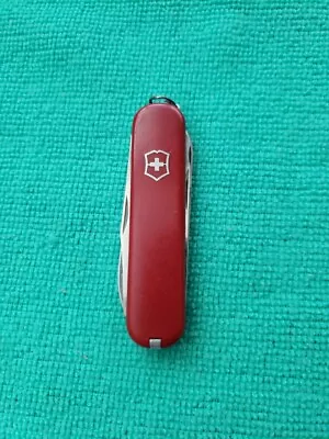 Victorinox Switzerland Stainless Rostfrei Victoria Red Pocket Knife Multitool  • $19.99