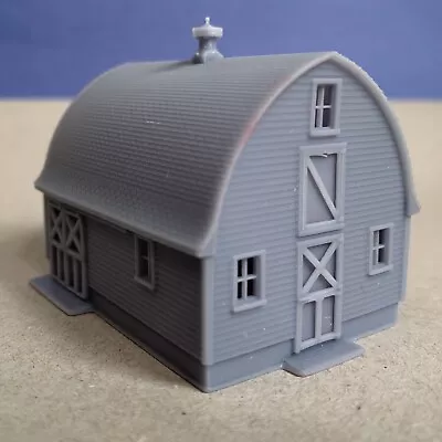 N Scale Barn  Sears Crescent Farm High Quality 3D Resin Print    N2060  Hillbots • $24.99