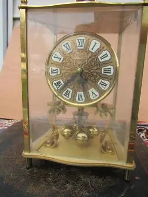 Vintage Kundo Anniversary Brass Clock Made In  Germany Kieninger & Obergfell • $39.99