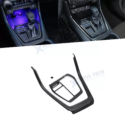 Set Carbon Fiber Style Gear Shift Box Accessories Trim For Toyota RAV4 2019-2024 • $38.98