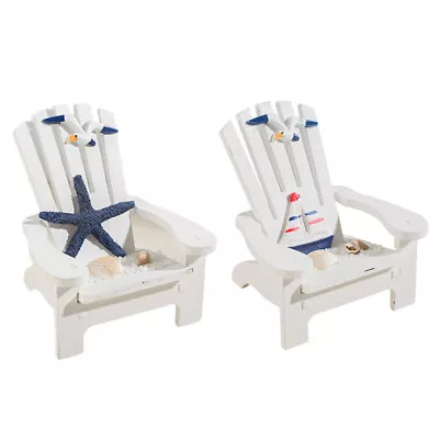 Miniature Chair Furniture Toy House Accessories Miniature Nautical Ornament • £12.55