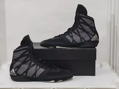 Adidas PRETEREO III 3 Black Wrestling Shoes AQ3291 Men's Size 7 • $29.99