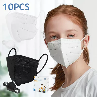 $14.26 • Buy 20x KIDS N95 KN95 Face Masks 5Layers Disposable Certified BLACK Child MASK