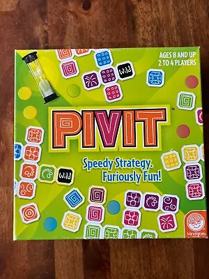 PIVIT Tile Laying Board Game By Mindware 2013 (Out Of Print) • $20