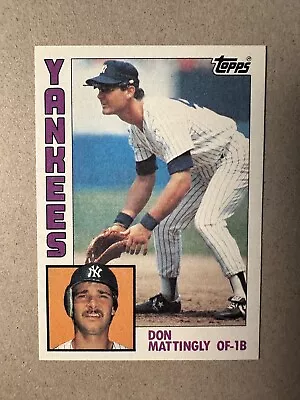 1984 Topps DON MATTINGLY!! Rookie Card!!  • $5.50