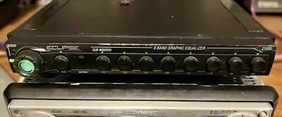 Old School Car Audio! Eclipse Fujitsu Ten 21000 8 Band Graphic Equalizer . Rare • $369.99