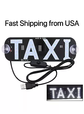 USB LED Indicator Taxi Light Panel Sign Warning Light Car Interior Roof Light • $12