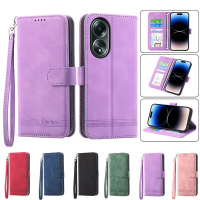 For OPPO A16 A17 A38 A58 A78 A54 Shockproof Flip Leather Case Wallet Stand Cover • $13.29