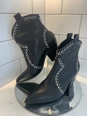 £39.95 • Buy Jeffery Campbell Cowboy Boots Diamonte Size 6 New