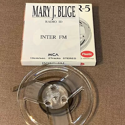 Promo-only Inter FM 76.1 Radio ID MARY J. BLIGE JAPAN REEL-TO-REEL TAPE 2 Tracks • $39.99