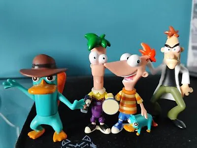 $4.34 • Buy Disney Phineas And Ferb 2 Figures Pack Scene Goo Pod Collectible Choose One