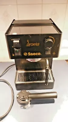 Vtg SAECO ITALY SIN 015 Black Metal Espresso Machine 2005 950 Watt • $200