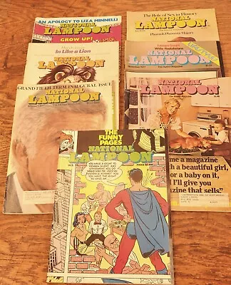 Lot Vintage National Lampoon Magazines • $12.50