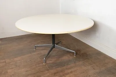 Vintage Retro Herman Miller Eames Round Dining Table • £1600