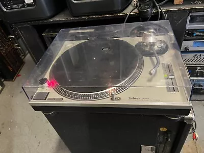 Single TECHNICS SL1200MK2 SL 1200 MK2 DJ TURNTABLE W/ Cover 120v  ARMENS • $795