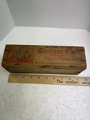 Vintage Windsor Club 2 Lbs. Wood Cheese Box  • $12.90