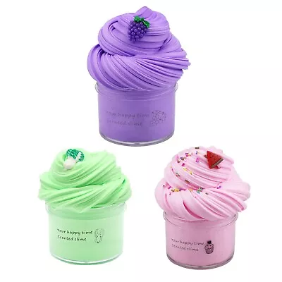 $16.45 • Buy Fluffy Slime Cotton Candy Mud Floam Cloud Putty Stress Relief Kids Toy Gifts ⭐