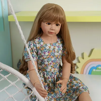 120cm Masterpiece Doll Reborn Toddler Doll Princess Baby Girl Full Body BJD Doll • £369.99