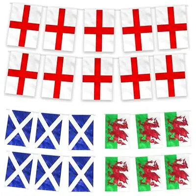 £3.95 • Buy England World Cup 2022 Scotland Wales Six Nations Bunting 10m 20 Flags Football