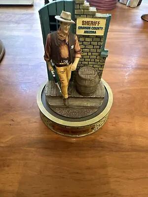 15) John Wayne The Duke Sheriff Limited Edition Hand Painted Sculpture No Dome • $15