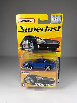 Matchbox Superfast MB30 1993 Camaro Z-28 Police Car Blue   A2 • $14.99