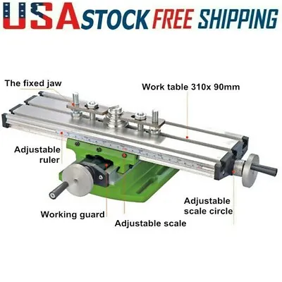 DIY Multi-function Mini Milling Machine Lathe With Cross Slide Bench 310x90mm • $41.39