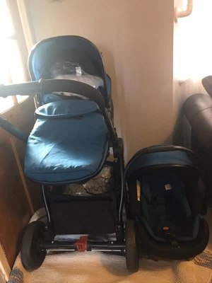 £60 • Buy Mothercare 4-wheel Journey Travel System Chrome / Sand  New 