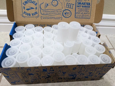 $29.99 • Buy Lot Of 90 -  35mm White Film Canisters With Lids