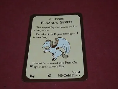 Steve Jackson Games: Munchkin Pegasus Steed Promo Card • $3.99