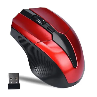 2.4GHz Wireless Cordless Mouse Mice Optical Scroll For PC Laptop Computer + USB • £9.99