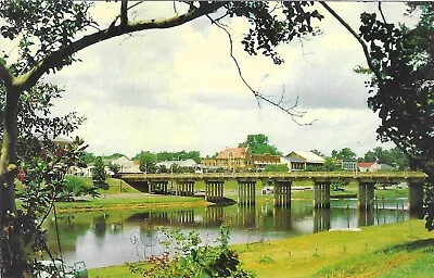 Vintage Louisiana Chrome Postcard Natchitoches Front Street And Cane River • $0.99