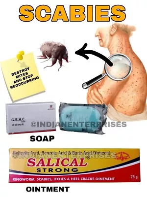 Ointment Soap Anti Scabies Kills Scabies Mites & Eggs Complete Eradication • $32.55