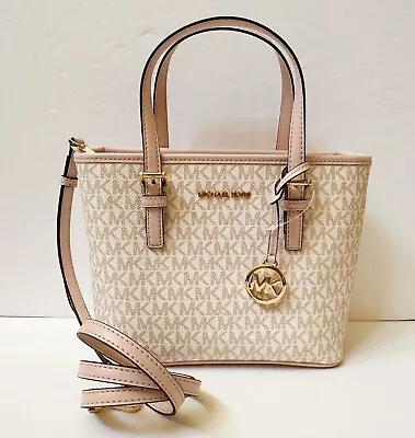 Michael Kors Jet Set Travel XS Carryall Tote Satchel Shoulder Crossbody Bag • $129